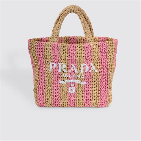 prada raffia bag striped|raffia bag with black trim.